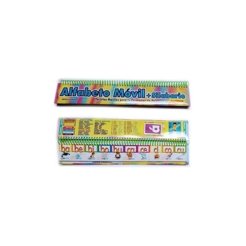Didactics Alfabeto Móvil Jumbo+ Silabario + Números + Verbos Bilingüe