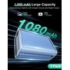 llano 2-Pack NP-FW50 Batteries and Fast 18W Dual Charger for