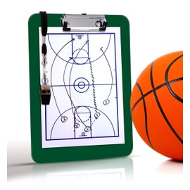 Better Office Products Green Plastic Clipboards, 12 Pack, Durable, 12.5 x 9 Inch, Low Profile Clip, Green, Set of 12