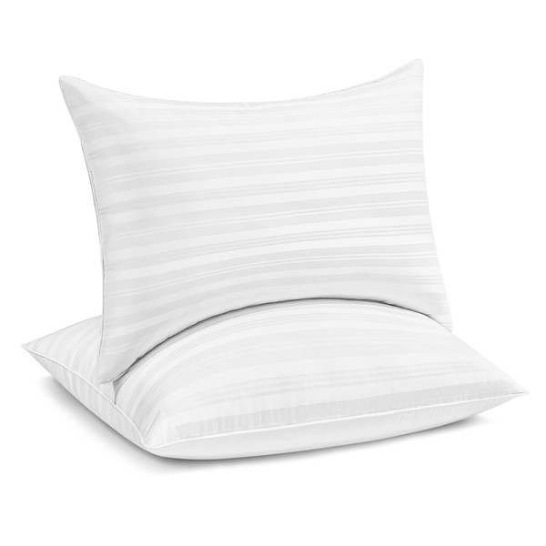 puredown® Goose Feather Down Pillows, Luxury Hotel Collection Bed Pillows