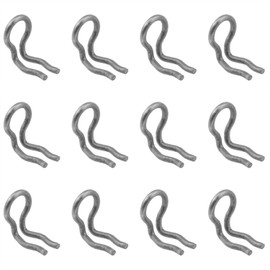 FINBe Brake Pad Retaining Pin Cotter Pin Caliper Retaining Ring Spring Clip Anti-Loss Pin Stainless Steel Bicycle Caliper Spring Clamp Replacement Parts 12pcs