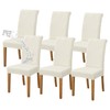 FORCHEER Waterproof Chair Covers for Dining Room Set of 6