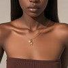 Gold Shell Starfish Necklace for Women Pearl Shell Necklace Layered