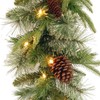 National Tree Company 9 ft Pre-Lit Colonial Fir, Artificial Christmas