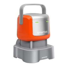 Smartbot 1/2 HP 3000 GPH Submersible Water Pump - Portable Electric Utility Pump for Draining Pools, Hot Tubs, Garden Ponds | High-Efficiency Transfer Pump with Compact Design (Orange)