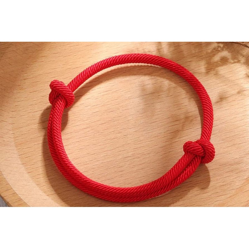 Lucky Red String Line Bracelet for Good Fortune Success and
