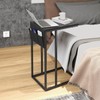 Livofloral C Shaped End Table Set of 2, C Table