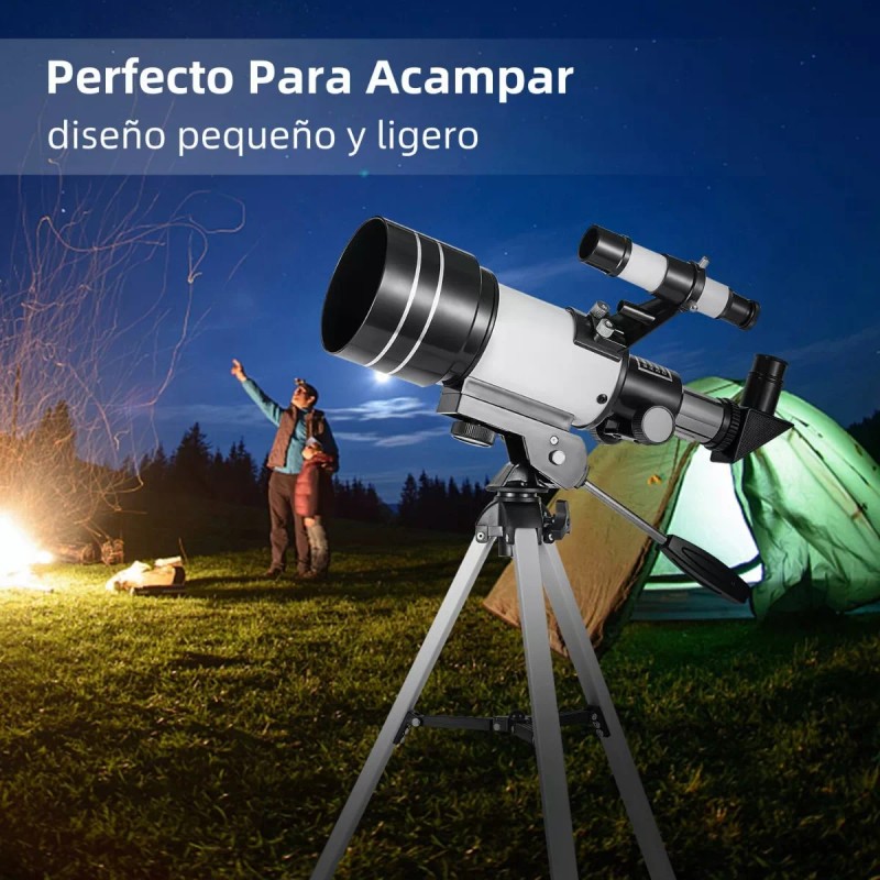 común Telescopio Astronómico Soporte Para Celular 70/300mm Hd