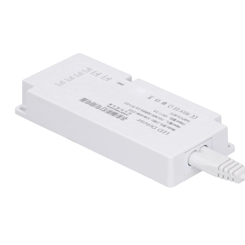 LED Cabinet Light Power Supply Integrated 6‑Bit Jump Wire 12V
