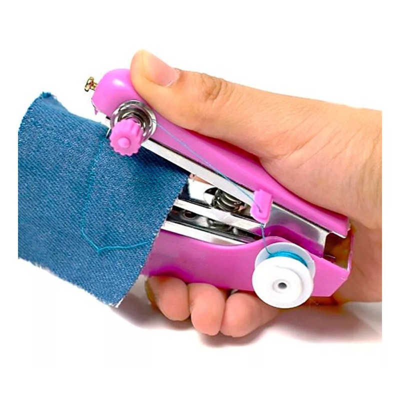 Spring Come Mini Maquina De Coser Portatil Manual Costura Tejer