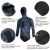 WYYHAA 3MM Neoprene Spearfishing Wetsuit with Hooded, 2 Pieces Long