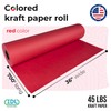 Jumbo Roll Red Kraft Paper 36" x 8400" (700 feet)