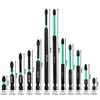12Pcs Magnetic Impact Driver Bits, Long S2 Steel Magnetic Drill