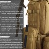 5pcs MOLLE Straps, MOLLE Webbing Straps Practical MOLLE Backpack Straps