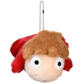 Studio Ghibli Ponyo on a cliff Fuzzy Ponyo On The Cliff By The Sea Mascot stuffed length 12 cm