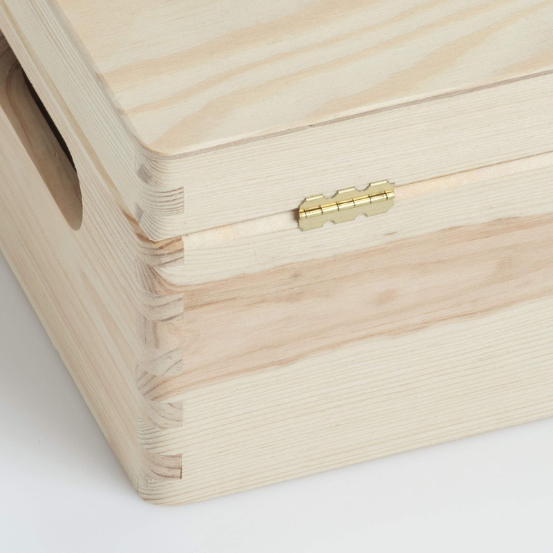 Zeller 13150 All-Purpose Box with Lid Pinewood 30 x 20
