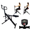 TOTAL CRUNCH Power Rider Ab Core Squat Glute Exercise Workout
