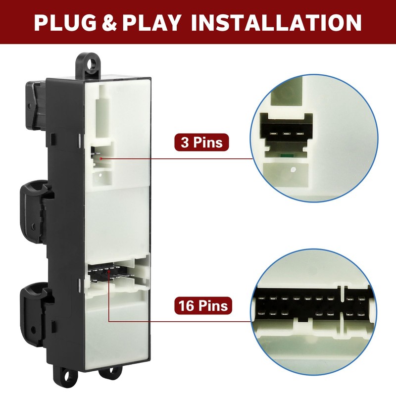 LCWRGS Master Power Window Switch Compatible with Nissan Titan 2004-2015,