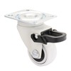 WAGNER Design 3C 02222604 Furniture Castors 4 Pieces White Soft