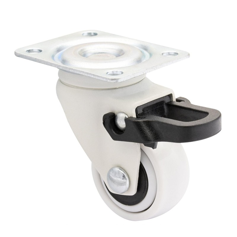 WAGNER Design 3C 02222604 Furniture Castors 4 Pieces White Soft