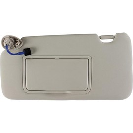 PEVEST Sun Visor with Mirror, Without Lights - LH Driver Side Platinum Gray Interior for Honda HR-V EX-L/EX/LX/Sport 2016-2022 | Replaces OE:83230-T7W-A12ZA, 83280-T7W-A11ZA
