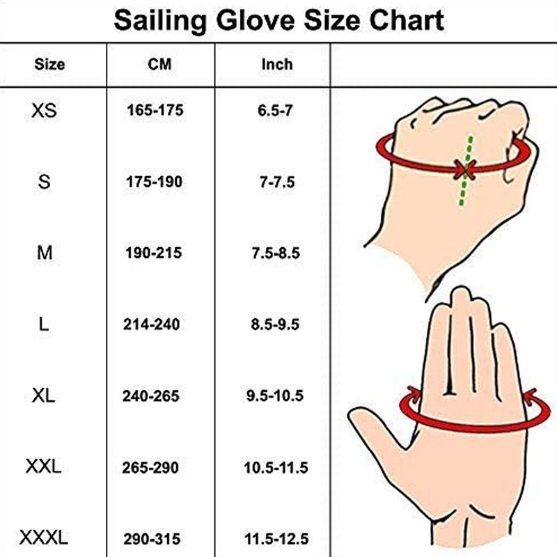MRX Sailing Gloves for Men and Women - Fishing, Kayaking,
