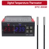 STC-3008 Dual Digital Temperature Controller Thermostat with Double NTC Probe