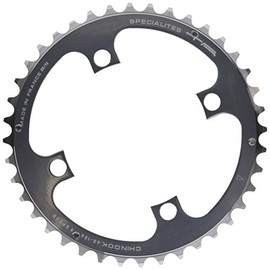 SpÃ©cialitÃ©s TA Chinook 4 Arm 104pcd Middle 8/9 Speed Chainring, 38t, Silver