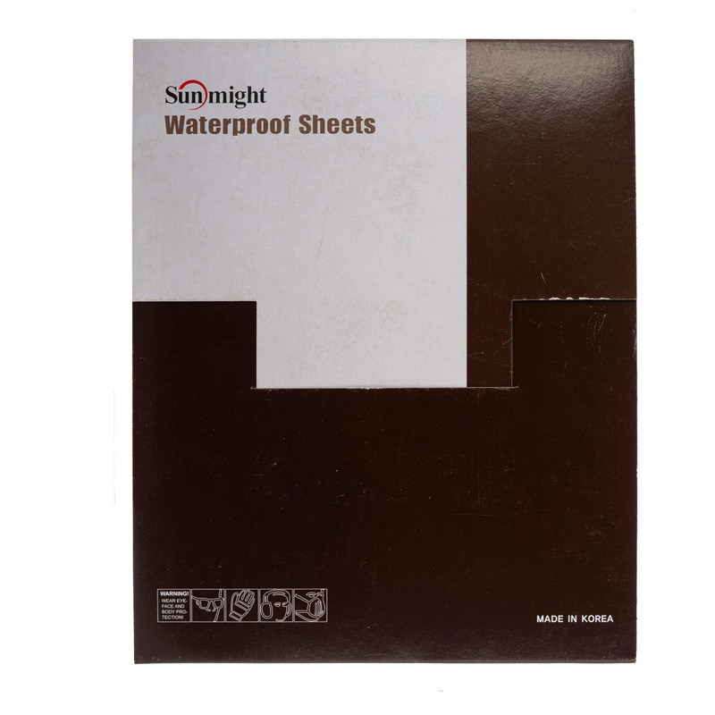 Sunmight Wateproof 9" X 11" 600G Plain Sheet, 08118, 50