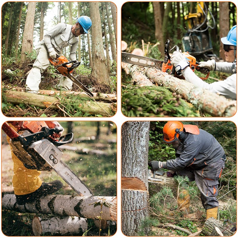 Intra-FIT Chainsaw Gloves Saw Protectionon on Both Hands, CLASS 1,