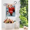 Ornament Collection Joyful Santa Garden House Flag Kit Wintertime Christmas
