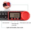 Duvinin Digital Angle Finder Tool, 400mm Angle Ruler 360°Digital Protractor