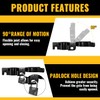 VIVIDA 1-3/8" x 1-3/8" Fence Gate Latch, Chain Link Fence
