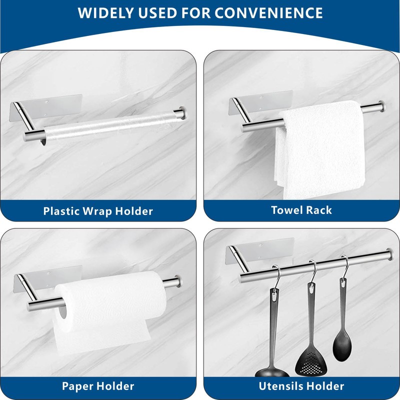 Paper Towel Holder - Eolax Under Cabinet Paper Towel Bar