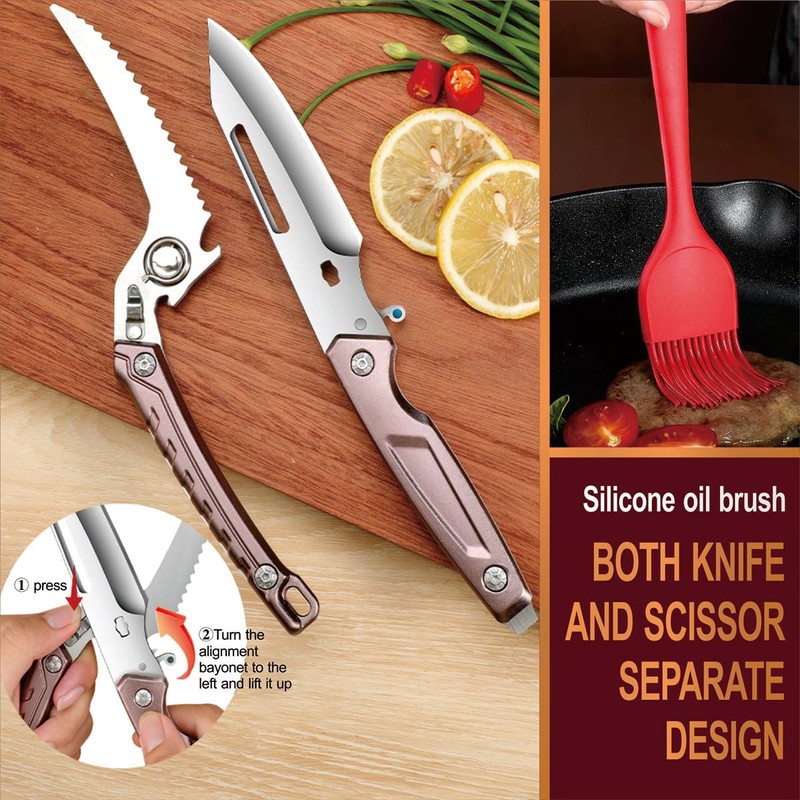 Kitchen Scissors All Purpose Heavy Duty Meat Poultry Shears,Kitchen Shears