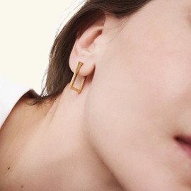 Hey Harper Hoop Earrings For Women Trendy - Lightweight Waterproof & Sweatproof Jewerly