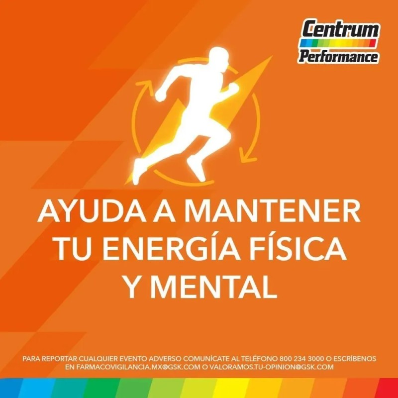 Multivitamnico Caja Con 30 Tabletas Performance Centrum -