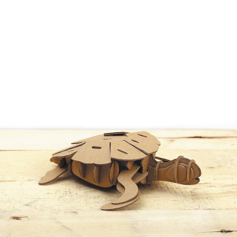 Graine Créative 3D Cardboard Model to Assemble - Turtle