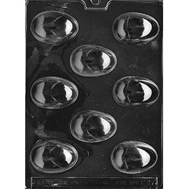 Grandmama's Goodies E017 Large Eggs Chocolate Candy Soap Mold with Exclusive Molding Instructions