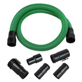 2 1/2 Shop Vac Hose for Wet Dry Shop Vacuum Hose，2-1/2-inch x 7-feet Vacuum Dust Collector Hose