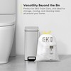 EKO Easy-Dispense Roll 80 Count Extra-Strong Drawstring Small Trash Bag,
