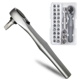 Autuveen Ratcheting Screwdriver Set,25 in 1 Tool Screwdriver Kit,EDC Multi Tool Pocket Screwdriver with Multiple Bits