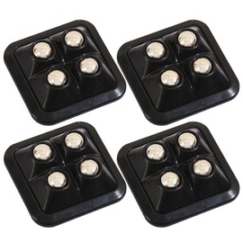 Paste Wheels | Rotation Caster Wheels | 4 Pack Sticky Wheels, Square 360 Degree Swivel Wheels for Kitchen Appliances Furniture Trash Can Storage Box