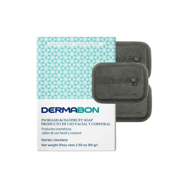 Jabón de Alquitrán para Psoriasis y Eccema, Barra Medicada 2.50