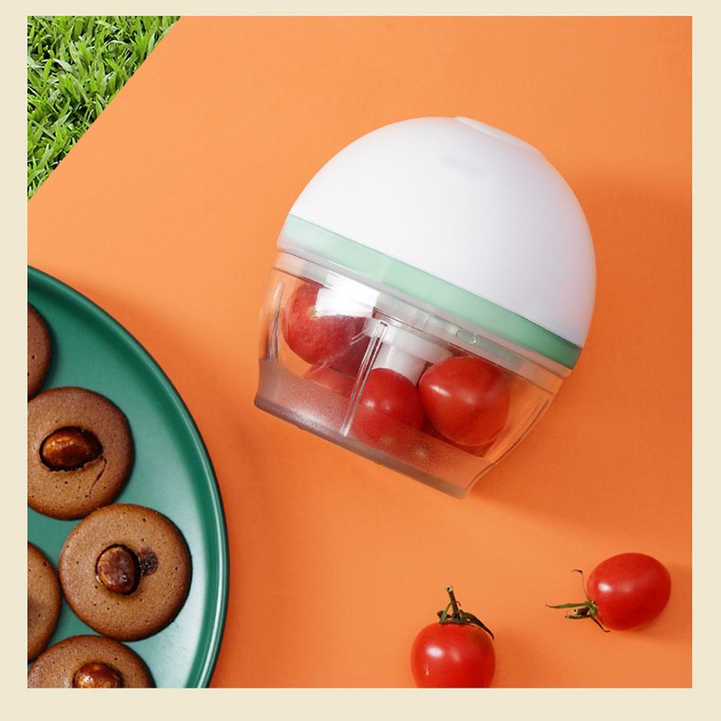Electric Mini Garlic Chopper Masher Meat Grinder Food Processor Kitchen