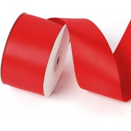 2 Inch x 25 Yards Single Face Solid Color Satin Ribbon Roll Ribbons Great for...