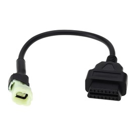 The Lord of the Tools Motorcycle Diagnostic Cable Motorbike Adapter Cable Motorcycle OBD2 Adapter Cable 4 Pin Diagnostic Connector Cable Compatible with Honda Motorbikes