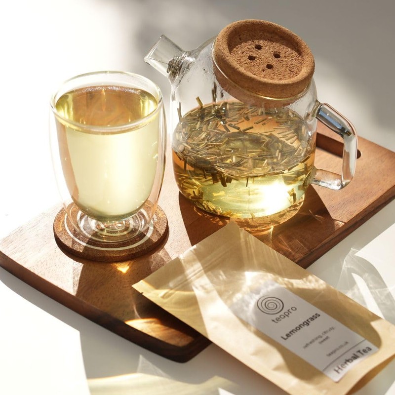 Teapro Premium Lemongrass Tea 100g | Caffeine-free Herbal Loose Leaf
