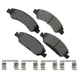 Akebono ACT1363 Proact Ultra Premium Ceramic Disc Brake Pad kit , GREY