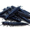 3" Floating Hellgrammite - Qty 10/Pack (Black/Blue Flake)